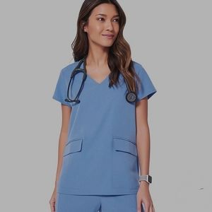 Figs Dolores flap pocket limited edition scrub top